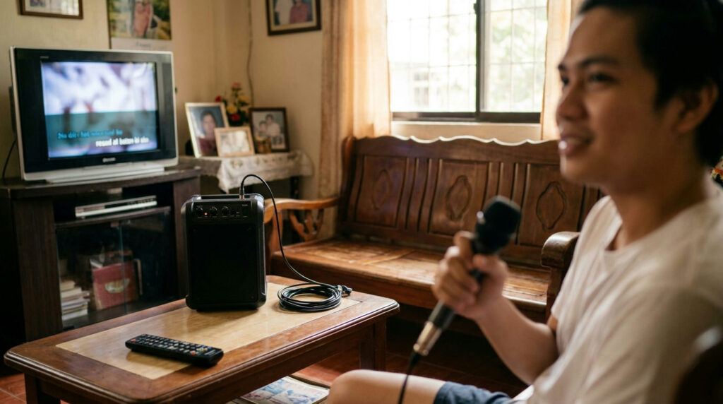 audio delay sa videoke setup ng TV at external speaker