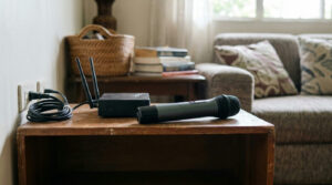 wireless mic na putol-putol sa videoke at receiver sa bahay